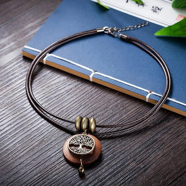 Vintage Tree of Life Layered Necklace-Your Soul Place